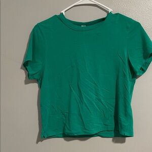 Lululemon Green Crop Top